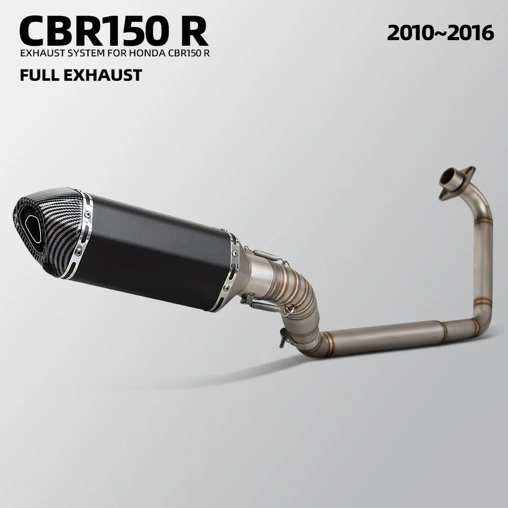 Выхлопная система CBR150R для Honda CBR150R 2010-2016, CBR125R 2004-2020, комплект мото-коллекторов для CBR 150R/125R
Выхлопная система CBR150R для Honda CBR150R 2010-2016, CBR125R 2004-2020, комплект мото-коллекторов для CBR 150R/125R