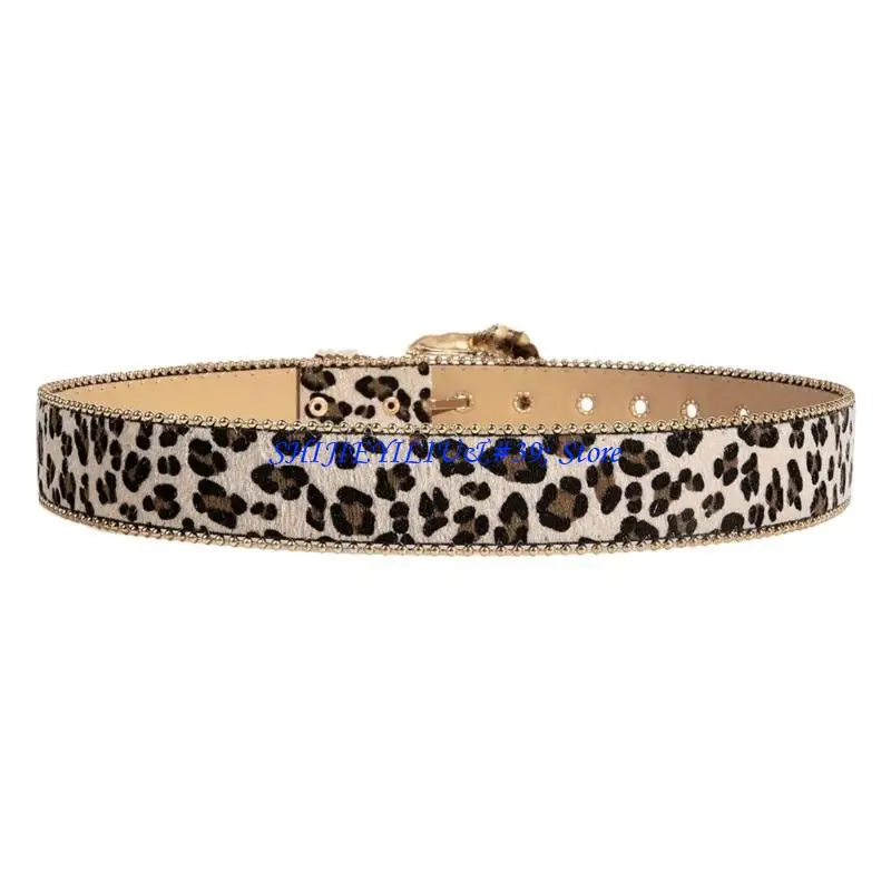 E21F леопардовый ремень с резной пряжкой для джинсов, юбки, мужчин и женщин, брюки унисекс, пояс, шорты, модный пояс, украшение
E21F леопардовый ремень с резной пряжкой для джинсов, юбки, мужчин и женщин, брюки унисекс, пояс, шорты, модный пояс, украшение