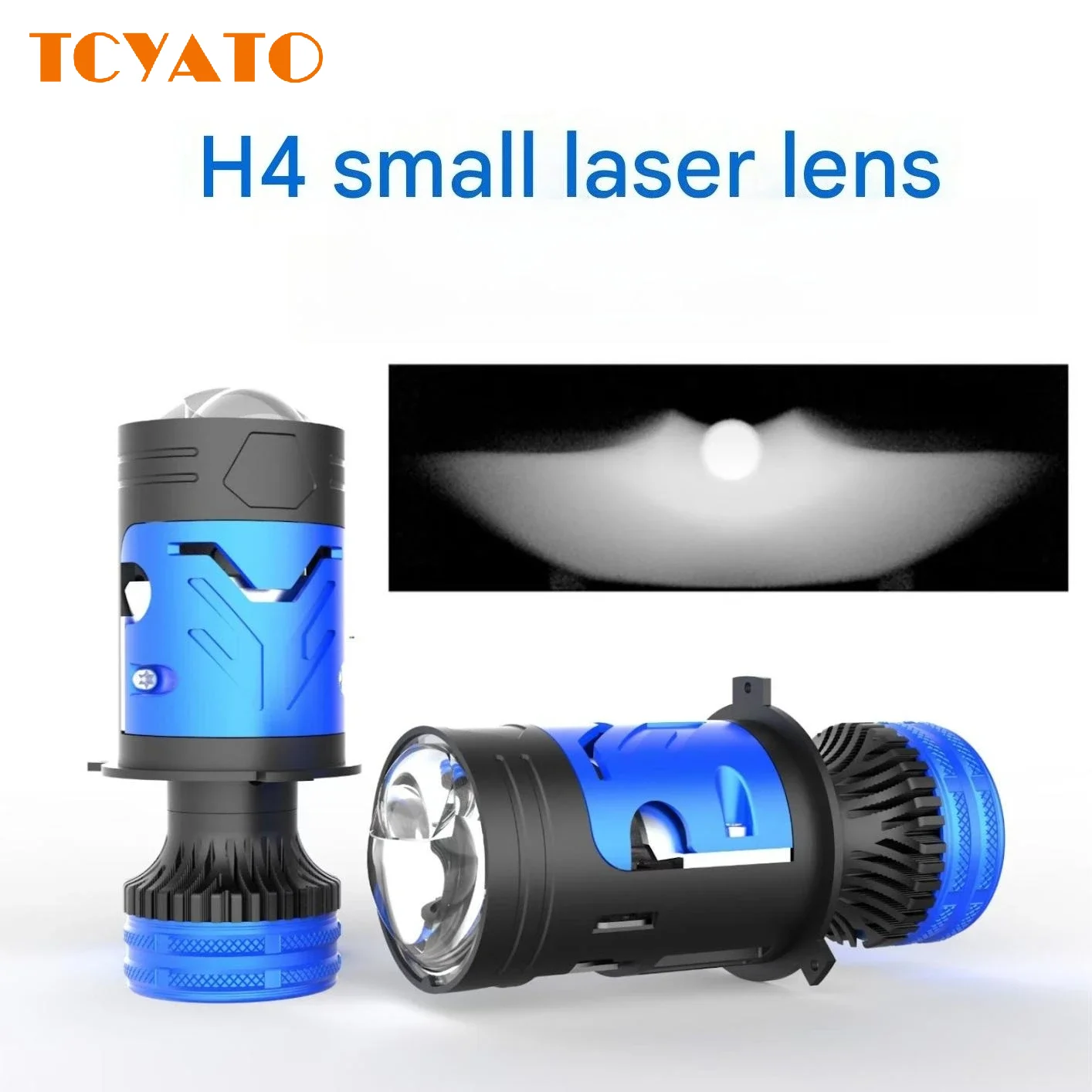 TCYATO M01Y H4 Bi LED Projector Headlight with Halo Single Cup Motorized Lens Direct Beam Fish Eye High Low Car LED Headlamp 12V
TCYATO M01Y H4 Bi LED Projector Headlight with Halo Single Cup Motorized Lens Direct Beam Fish Eye High Low Car LED Headlamp 12V