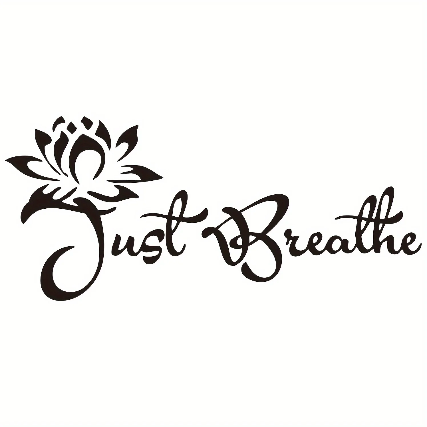 "Simply Inhale" Lotus Soothing Breath Yoga Vinyl Car Sticker - Removable Decal for Rear Windows, Metal Surfaces, etc. -
"Simply Inhale" Lotus Soothing Breath Yoga Vinyl Car Sticker - Removable Decal for Rear Windows, Metal Surfaces, etc. -
