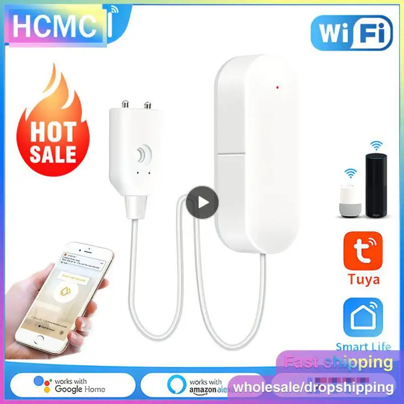 Смарт-датчик утечки воды Tuya с голосовым управлением и Wi-Fi
Смарт-датчик утечки воды Tuya с голосовым управлением и Wi-Fi