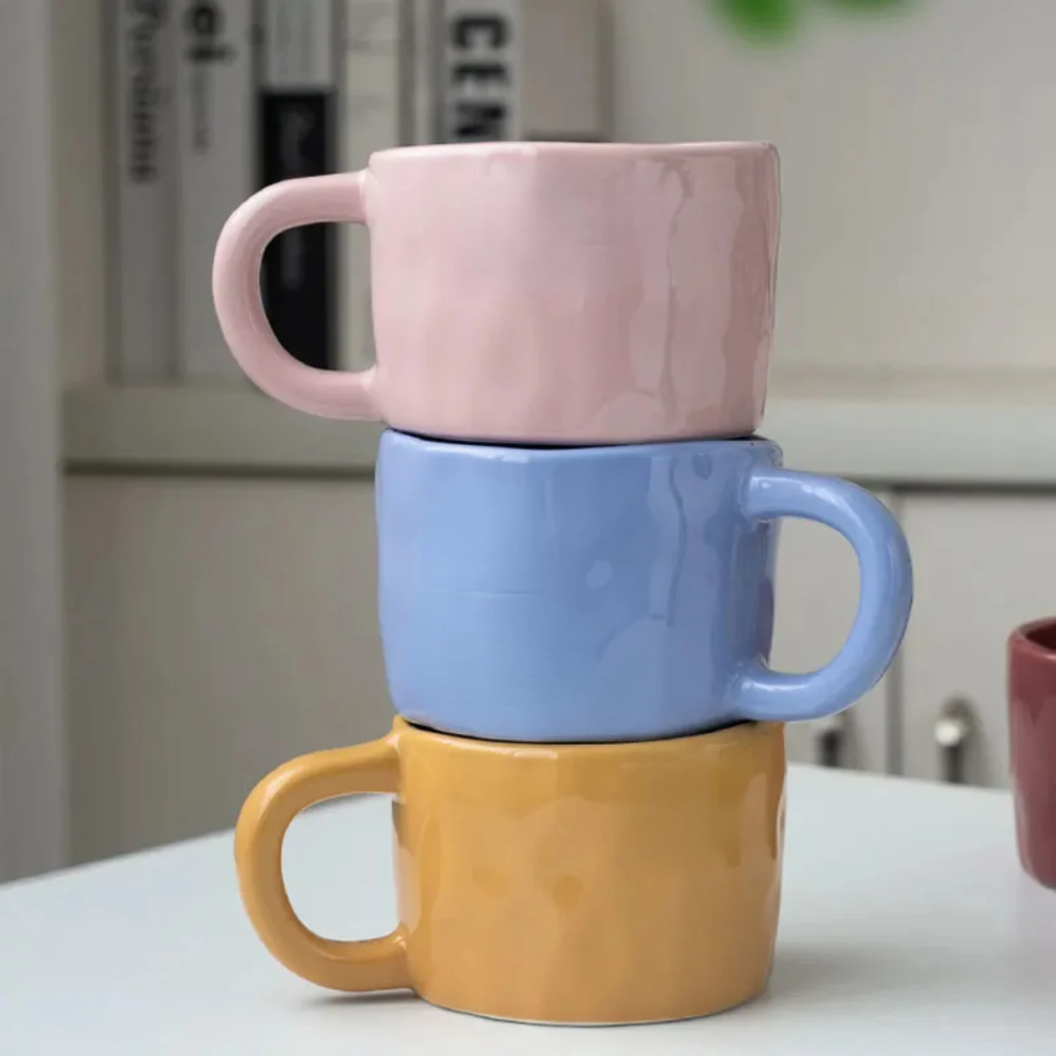 Creative handcrafted irregular ceramic mug, personalized couple water cup office and carrying gift cup coffee cups
Creative handcrafted irregular ceramic mug, personalized couple water cup office and carrying gift cup coffee cups