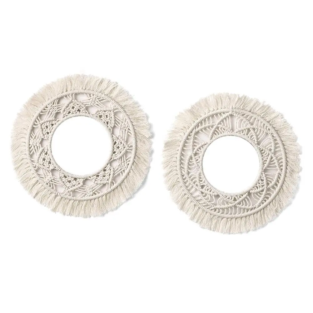 Cotton Rope Tapestry Round Hand Woven Wall Hanging Decoration Nordic Style Home Decor Ornament Bedside Room Window
Cotton Rope Tapestry Round Hand Woven Wall Hanging Decoration Nordic Style Home Decor Ornament Bedside Room Window