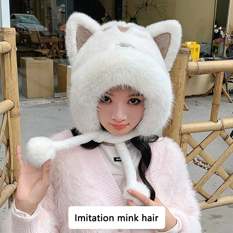 Thick warm hat female winter Lei Feng hat ear protection wind and cold sweet and lovely
Thick warm hat female winter Lei Feng hat ear protection wind and cold sweet and lovely