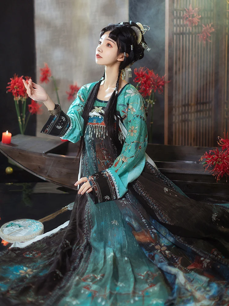 Ancient Kimono Hanfu Women Han Tang Dynasty Traditional Chinese Style Folk Dance Cosplay Performance Stage Costumes Dress
Ancient Kimono Hanfu Women Han Tang Dynasty Traditional Chinese Style Folk Dance Cosplay Performance Stage Costumes Dress