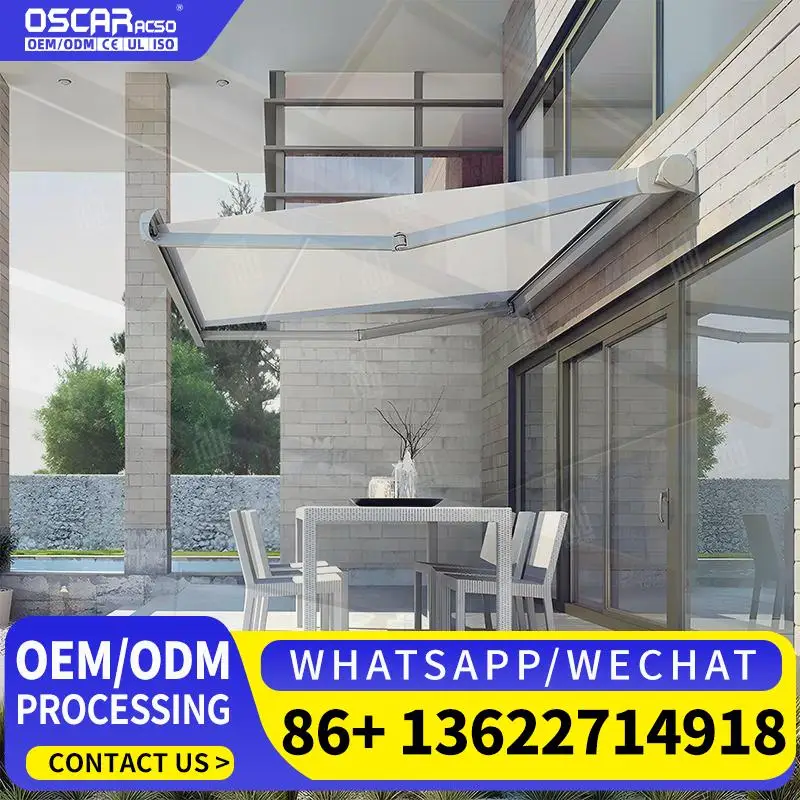 Aluminum Wall Mounted QC Control Waterproof Curved Patio Awning Strong Awning for Coffee Shop Retractable Awning
Aluminum Wall Mounted QC Control Waterproof Curved Patio Awning Strong Awning for Coffee Shop Retractable Awning