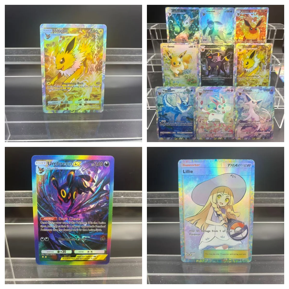 Коллекционные карты DIY TCG POCKET Umbreon Espeon Jolteon ex, самодельная одиночная карта, классическая игра, аниме-карта, подарочная игрушка
Коллекционные карты DIY TCG POCKET Umbreon Espeon Jolteon ex, самодельная одиночная карта, классическая игра, аниме-карта, подарочная игрушка