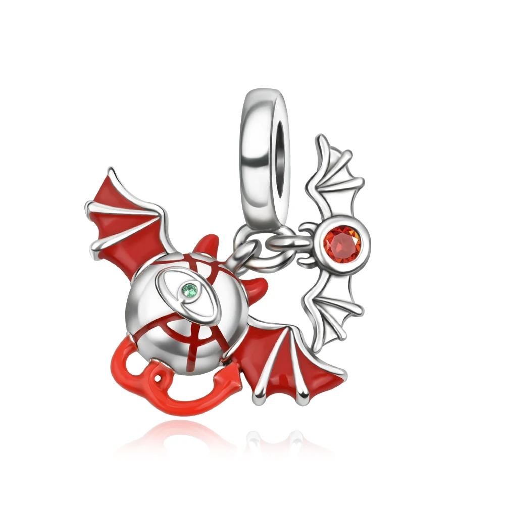 Danturn 925 Sterling Silver Original Beads Little Devil Dangle Charm fit Snake Chain Bracelet Fashion Women Jewelry Making
Danturn 925 Sterling Silver Original Beads Little Devil Dangle Charm fit Snake Chain Bracelet Fashion Women Jewelry Making