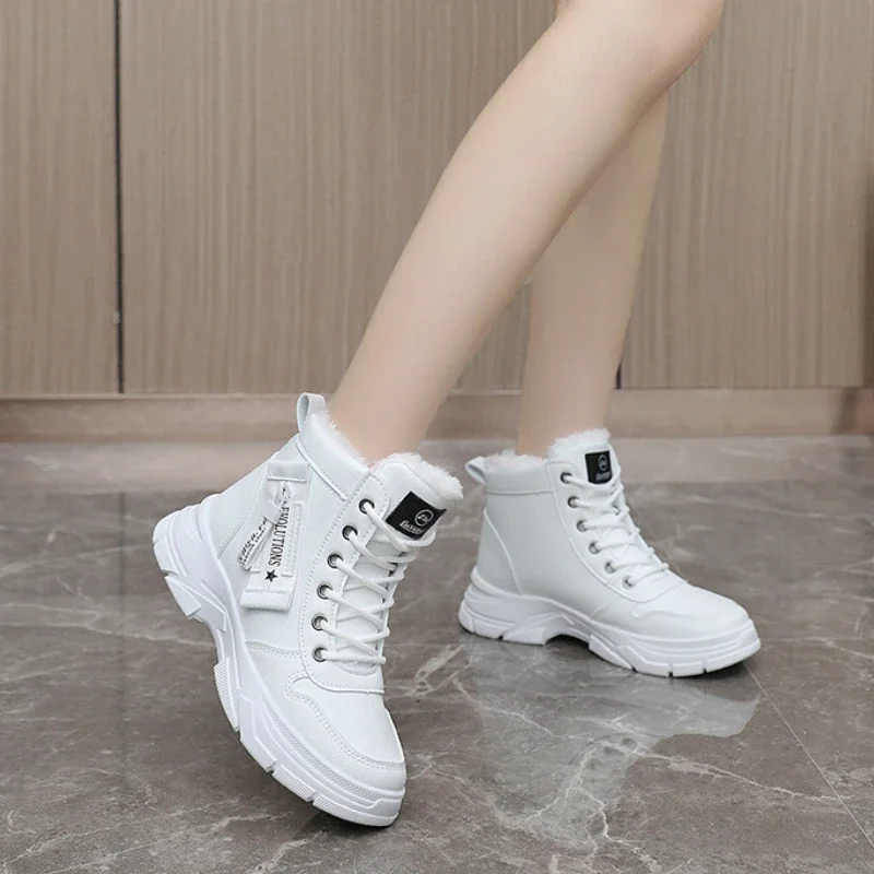 Booties Woman Winter Warm Shoes Fashion Skateboard Sneakers Women Comfort Plus Plush Ankle Snow Boot Footwear Botines Mujer
Booties Woman Winter Warm Shoes Fashion Skateboard Sneakers Women Comfort Plus Plush Ankle Snow Boot Footwear Botines Mujer
