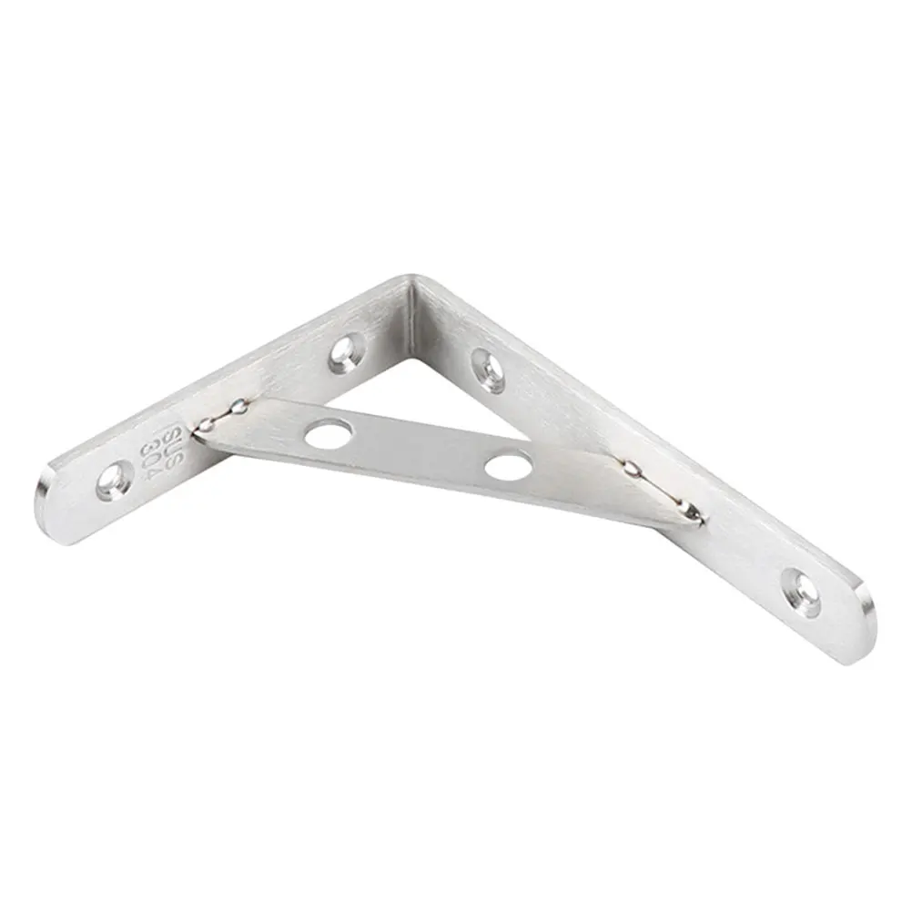 Полка из нержавеющей стали, сверхмощная опора, настенные треугольные кронштейны для кухни, гостиной, хранения, экономия места, сильная нагрузка 
Полка из нержавеющей стали, сверхмощная опора, настенные треугольные кронштейны для кухни, гостиной, хранения, экономия места, сильная нагрузка