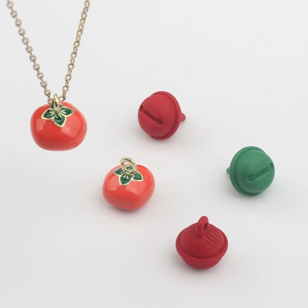 10 Pieces/Bag Fashionable Mini Persimmon Bell Small Pendant DIY Bracelets Earrings Necklaces Jewelry Accessories
10 Pieces/Bag Fashionable Mini Persimmon Bell Small Pendant DIY Bracelets Earrings Necklaces Jewelry Accessories
