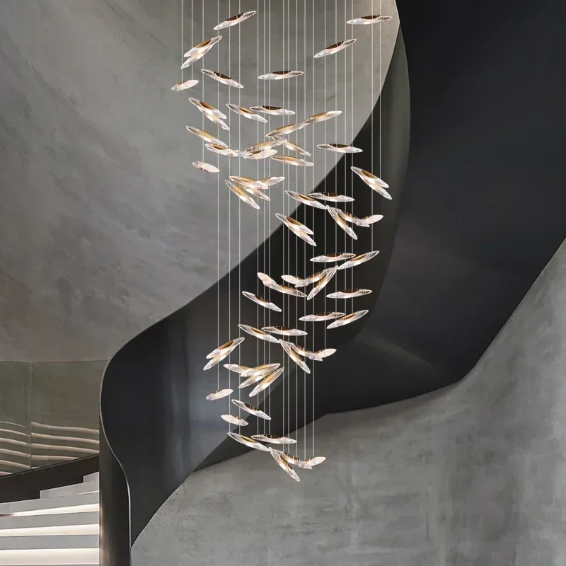 Luxury Crystal Chandelier Modern Living Room Lamp Design Villa Hotel Showroom Loft Indoor Lighting Long Staircase Chandelier
Luxury Crystal Chandelier Modern Living Room Lamp Design Villa Hotel Showroom Loft Indoor Lighting Long Staircase Chandelier