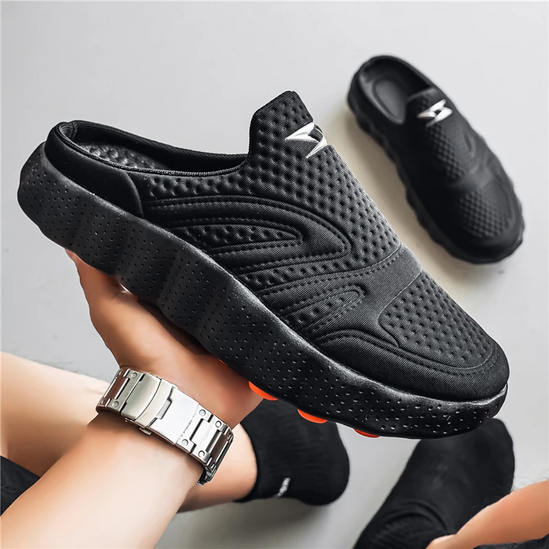 Fashion Slip on Men's Casual Shoes Comfortable Breathable Half Slippers Platform Anti-slip Sandals Lightweight Walking Sneakers
Fashion Slip on Men's Casual Shoes Comfortable Breathable Half Slippers Platform Anti-slip Sandals Lightweight Walking Sneakers