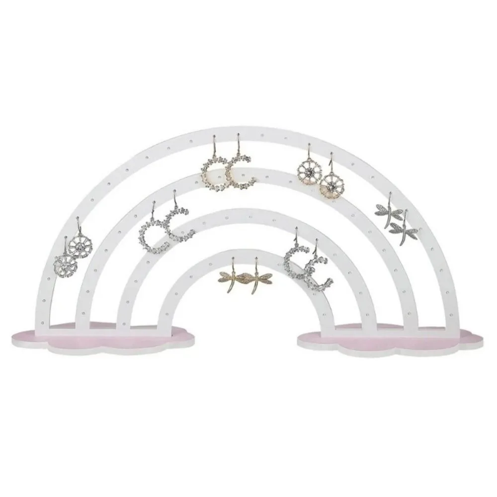 Jewelry Organizer Cloud Rainbow Earrings Stand Detachable DIY Ear Studs Display Holder Transparent Stable Jewelry Storage Rack
Jewelry Organizer Cloud Rainbow Earrings Stand Detachable DIY Ear Studs Display Holder Transparent Stable Jewelry Storage Rack