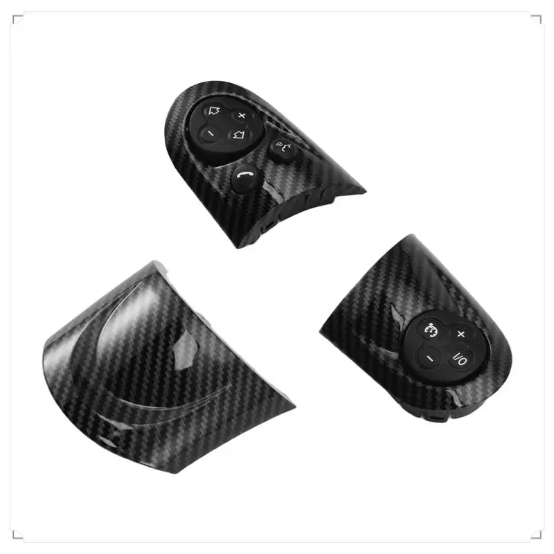 Carbon Fiber Style Trim Cap Steering Wheel Switch Button For MINI Cooper R55 R56 R57 R58 R59 R60 R61 Car Accessories
Carbon Fiber Style Trim Cap Steering Wheel Switch Button For MINI Cooper R55 R56 R57 R58 R59 R60 R61 Car Accessories