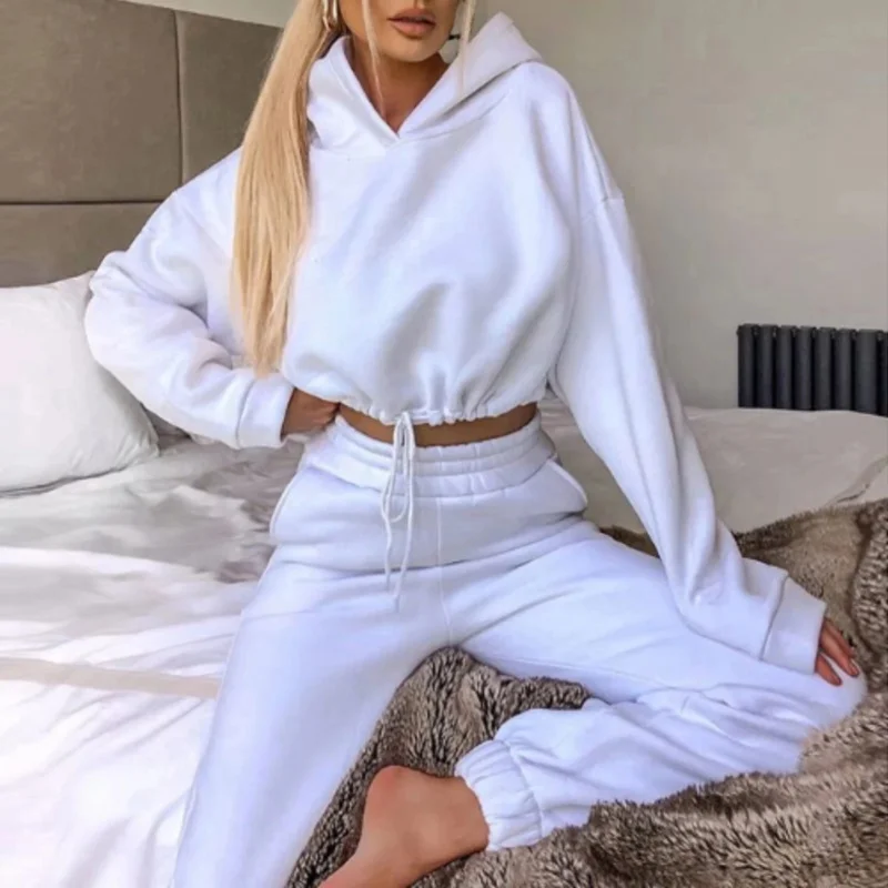 Winter Tracksuit Women Two Piece Set - Oversized Hoodie Sweatpants Solid Color Sportswear Suit | Casual Sweatshirt Trouser Set
Winter Tracksuit Women Two Piece Set - Oversized Hoodie Sweatpants Solid Color Sportswear Suit | Casual Sweatshirt Trouser Set