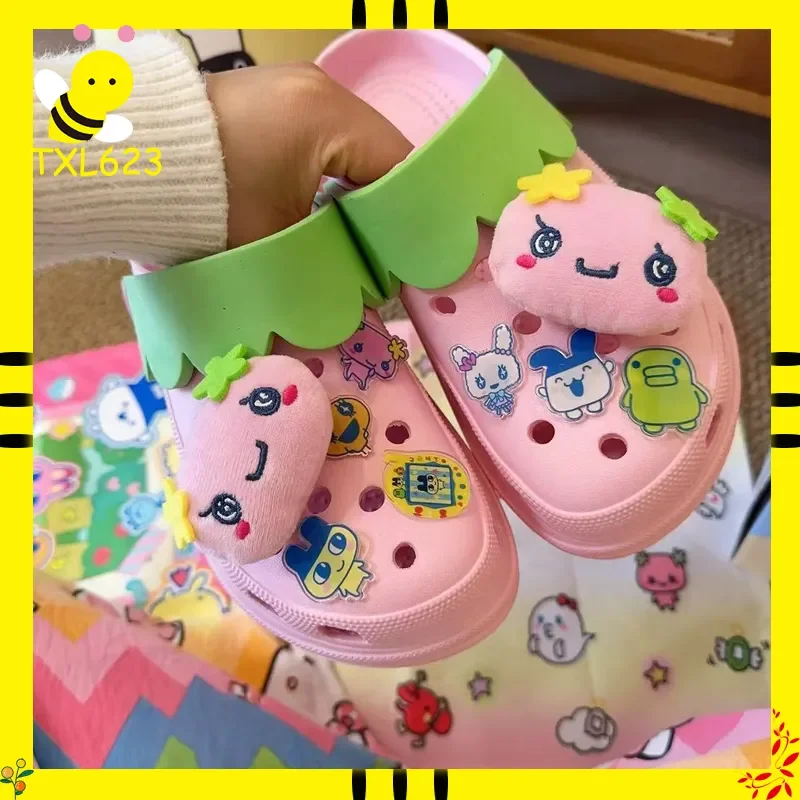 Cute Tamagotchi Plush Shoe Charms, Creative DIY Ornament Accessories, Removable Decorative Buckles For Clog Sandals Party Decor
Cute Tamagotchi Plush Shoe Charms, Creative DIY Ornament Accessories, Removable Decorative Buckles For Clog Sandals Party Decor