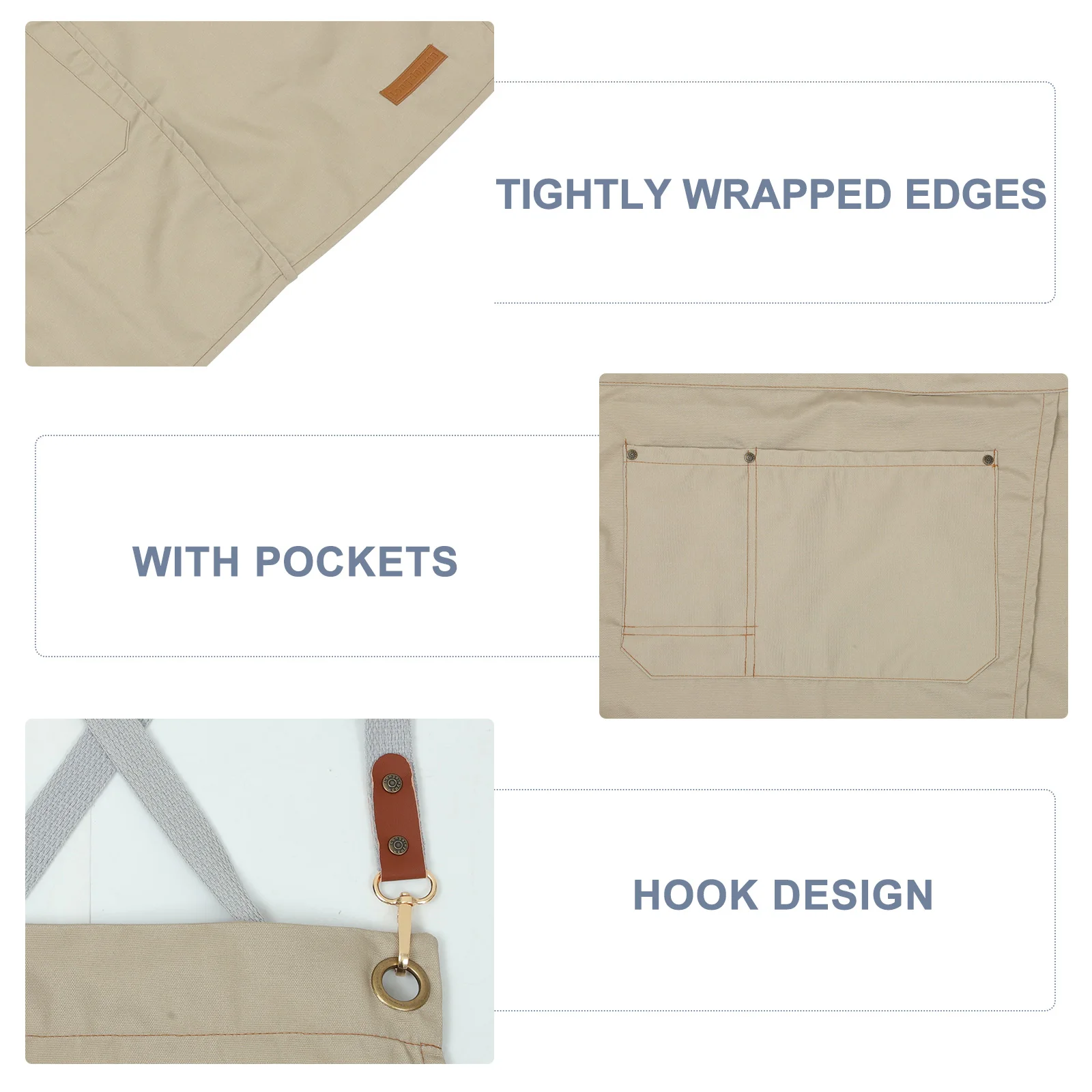 Work Apron Kitchen Cooking Chef Bibs Coffee Pocket Waterproof Oil Proof Easy Clean Adjustable Strap Suitable Occasions
Work Apron Kitchen Cooking Chef Bibs Coffee Pocket Waterproof Oil Proof Easy Clean Adjustable Strap Suitable Occasions