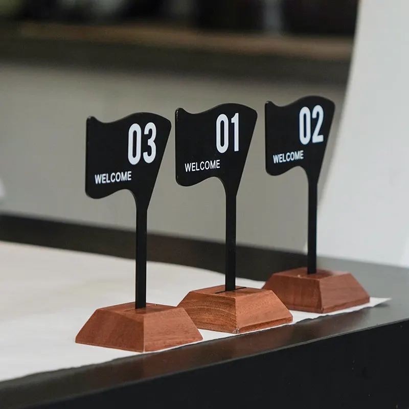 Vertical Table Number Plate Metal Solid Wood Black Painted Digital Sign For High-end Restaurants Bars & Weddings
Vertical Table Number Plate Metal Solid Wood Black Painted Digital Sign For High-end Restaurants Bars & Weddings