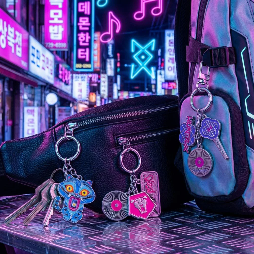 1PC Kpop Demon Hunters Officially Licensed 3D Figurine Bag Clip Anime Figure Keychain Collector Kering Backpack Decor Gift
1PC Kpop Demon Hunters Officially Licensed 3D Figurine Bag Clip Anime Figure Keychain Collector Kering Backpack Decor Gift
