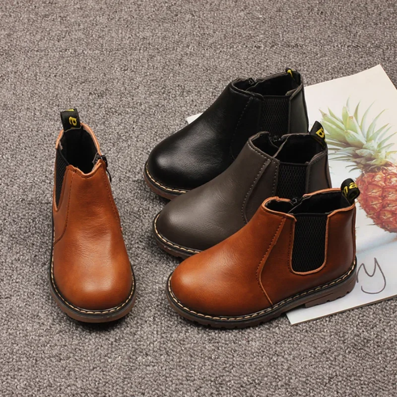New Fashion Design Girls Shoes Non-slip Children British Style Kids Side Zipper Single Boots Boys Trendy Fashionable Comfortable
New Fashion Design Girls Shoes Non-slip Children British Style Kids Side Zipper Single Boots Boys Trendy Fashionable Comfortable