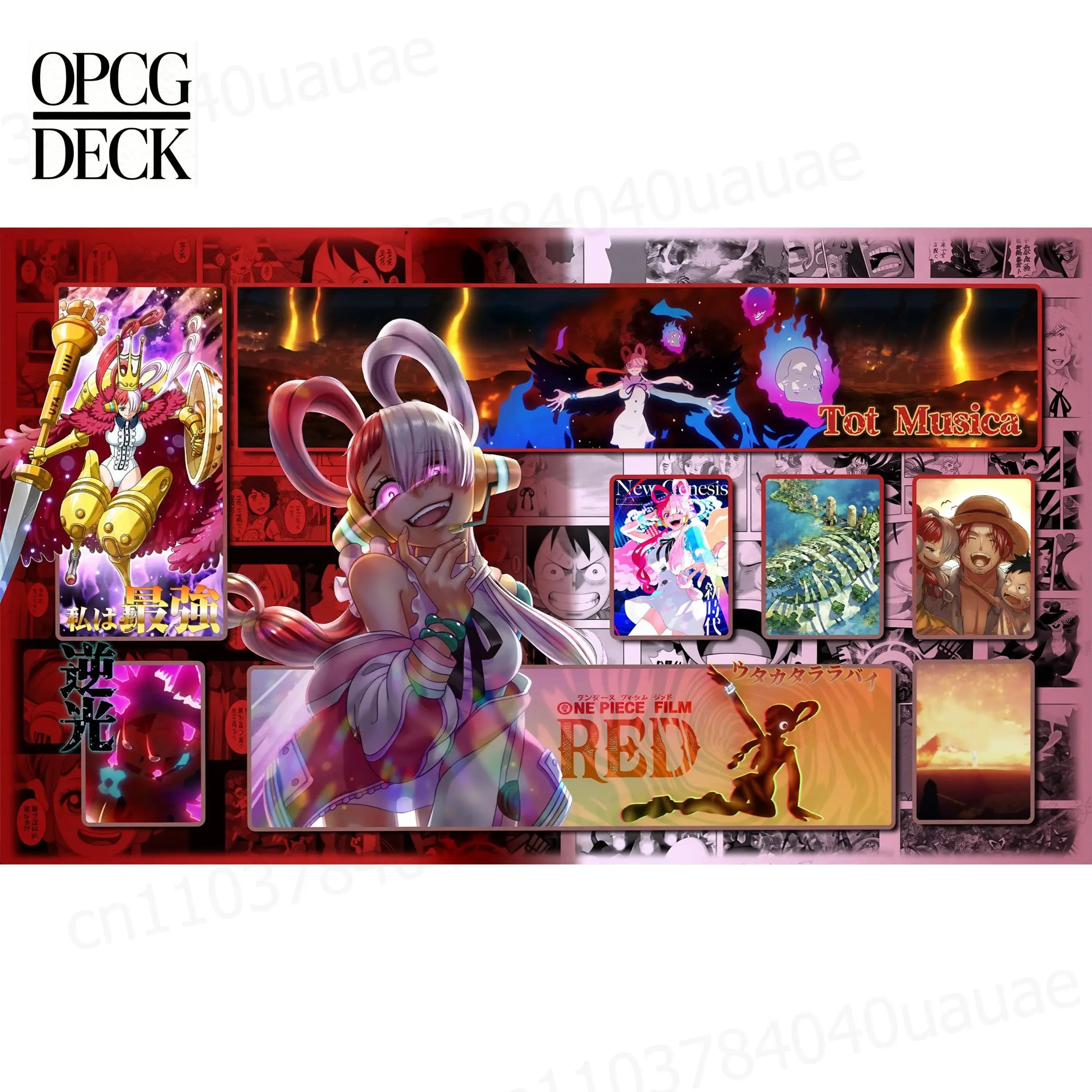 One Piece Opcg Playmat Card Game Uta Tot Musica Shanks Monkey D. Luffy Anime Playmat High-Quality Card Game Mat 60*35Cm
One Piece Opcg Playmat Card Game Uta Tot Musica Shanks Monkey D. Luffy Anime Playmat High-Quality Card Game Mat 60*35Cm