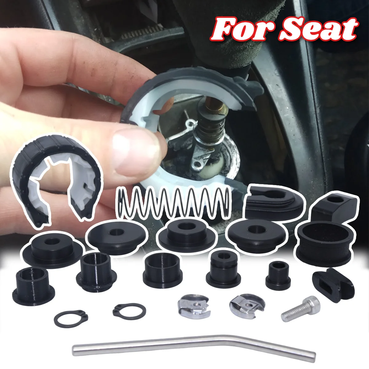 Complete Shifter Bushing Kit Gearbox Shifter Lever Selector linkage Repair Kit For Seat Alhambra Arosa 6H Cordoba 6L Leon 1M
Complete Shifter Bushing Kit Gearbox Shifter Lever Selector linkage Repair Kit For Seat Alhambra Arosa 6H Cordoba 6L Leon 1M