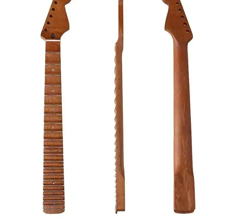 6-string 22-fret full maple flame maple wave pattern electric guitar neck with concave and convex texture and maple fretboard, D
6-string 22-fret full maple flame maple wave pattern electric guitar neck with concave and convex texture and maple fretboard, D