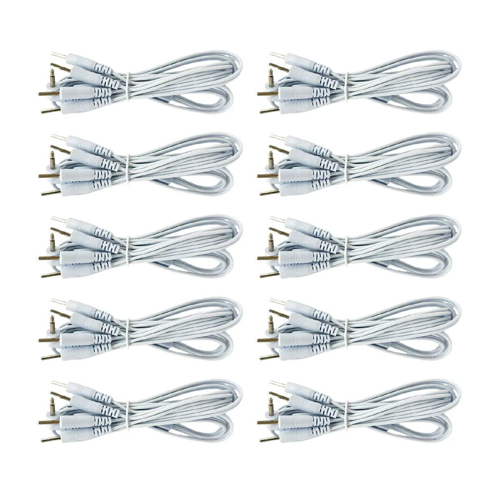 2.5mm Jack DC Heads Electrotherapy Electrode Lead Electric Shock Wires Cable for Tens EMS Body Massager Muscle Massage Relax
2.5mm Jack DC Heads Electrotherapy Electrode Lead Electric Shock Wires Cable for Tens EMS Body Massager Muscle Massage Relax