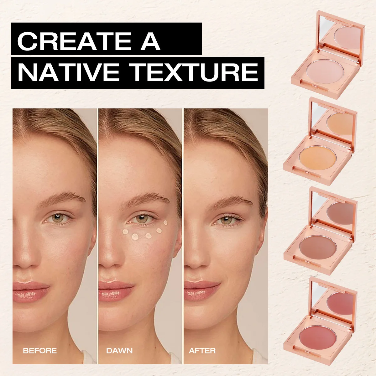 Hydrating Concealer Even Skin Tone Cover Dark Circles Acne Pores Long Lasting Makeup Brightening Skin Breathable Makeup Products
Hydrating Concealer Even Skin Tone Cover Dark Circles Acne Pores Long Lasting Makeup Brightening Skin Breathable Makeup Products