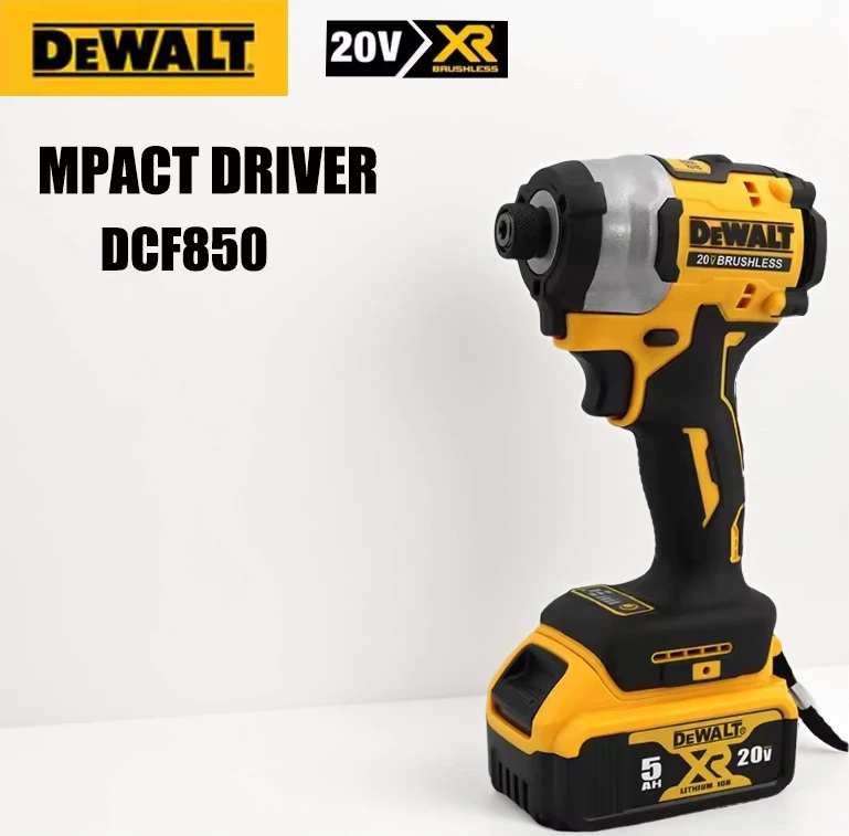 DEWALT DCF850 205NM brushless cordless screwdriver 20V DEWALT electric tool battery DEWALT rechargeable electric screwdriver
DEWALT DCF850 205NM brushless cordless screwdriver 20V DEWALT electric tool battery DEWALT rechargeable electric screwdriver