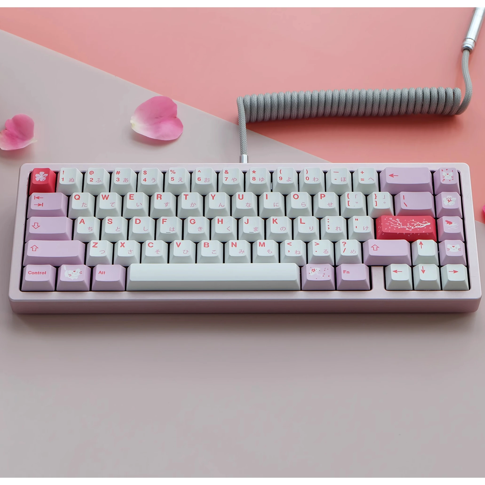 PBT GMK Hazakura Keycaps Cherry Profile Keycap Dye Sublimation Key Caps For MX Switch Mechanical Keyboard
PBT GMK Hazakura Keycaps Cherry Profile Keycap Dye Sublimation Key Caps For MX Switch Mechanical Keyboard