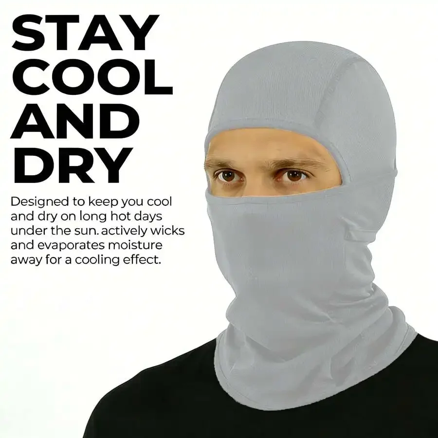 Cooling Balaclava Face Mask For Outdoor Activities Sun Protection
Cooling Balaclava Face Mask For Outdoor Activities Sun Protection