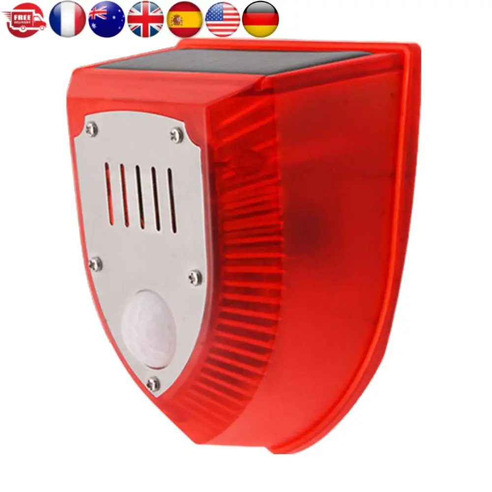 Наружная солнечная сигнализация с датчиком движения, звуками и лая собаки, звуком и стробоскопом, сирена охранной сигнализации для фермы, сарая, двора
Наружная солнечная сигнализация с датчиком движения, звуками и лая собаки, звуком и стробоскопом, сирена охранной сигнализации для фермы, сарая, двора