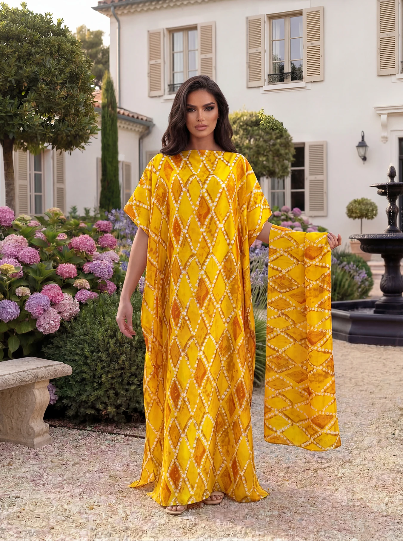 2026 NEW Fashion Summer Dress With Big Scarf Dubai Turkey Kaftan Muslim Loose Abaya Women African Casual Print Shawl Robe
2026 NEW Fashion Summer Dress With Big Scarf Dubai Turkey Kaftan Muslim Loose Abaya Women African Casual Print Shawl Robe