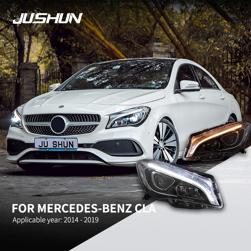 Car Lights For Mercedes-Benz W117 Headlights CLA 180 200 2014-2018 DRL Turn Signal High Beam Angel Eye Projector Lens
Car Lights For Mercedes-Benz W117 Headlights CLA 180 200 2014-2018 DRL Turn Signal High Beam Angel Eye Projector Lens