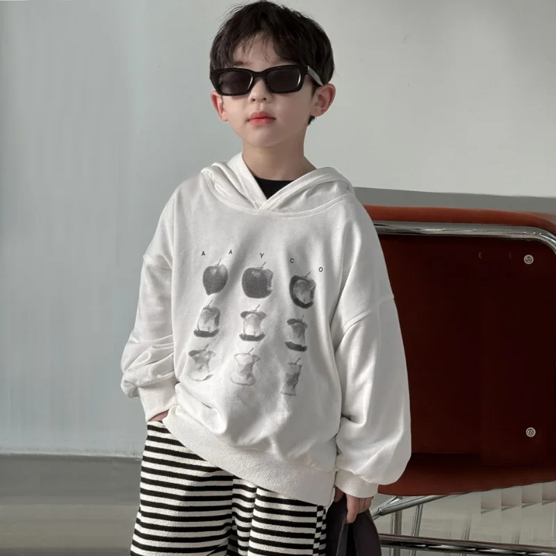 2024 spring boys and girls apple printed loose Hoodies children all-match casual long sleeve sweatshirts pullover
2024 spring boys and girls apple printed loose Hoodies children all-match casual long sleeve sweatshirts pullover