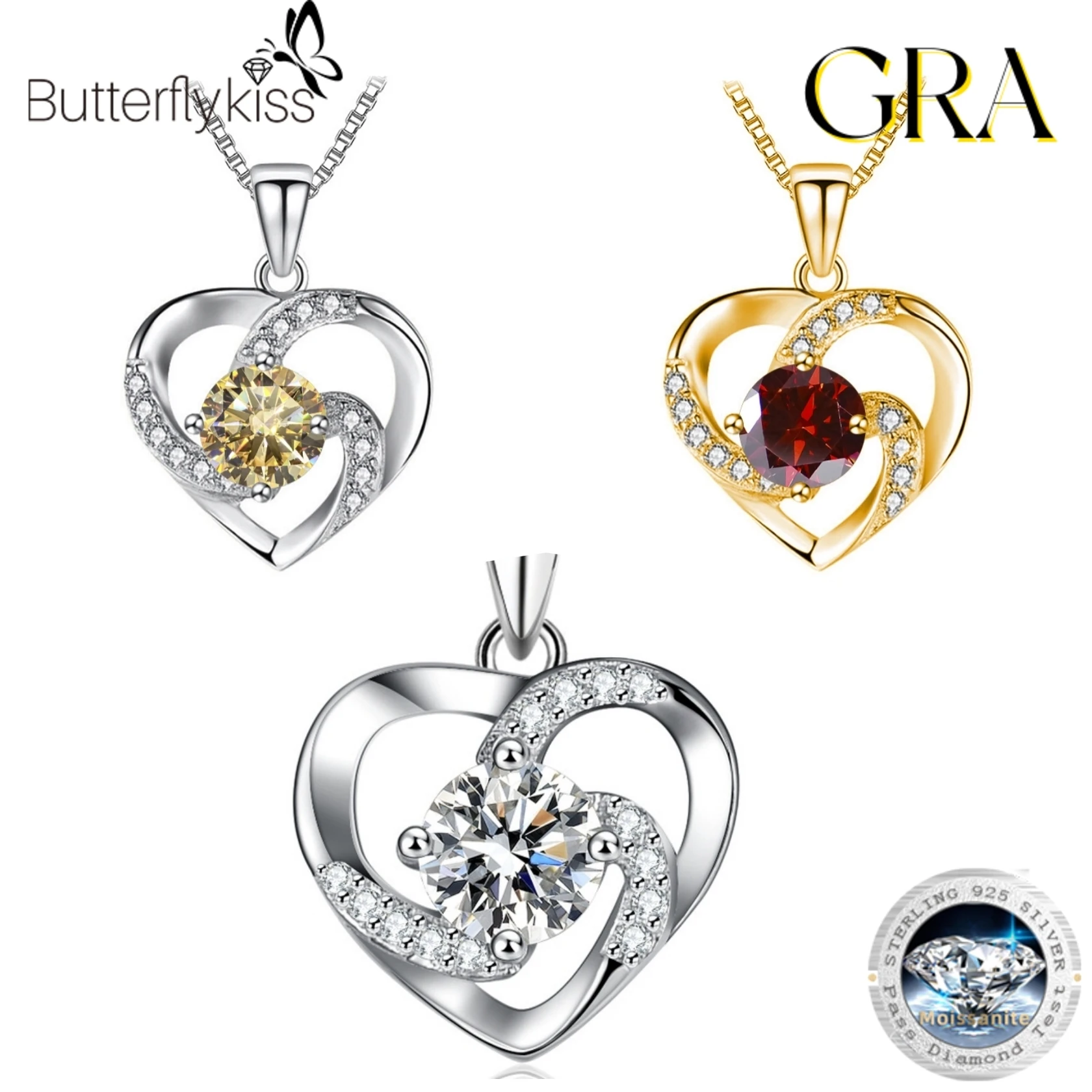 Butterflykiss стерлингового серебра 925 пробы 1 карат ЛЮБОВЬ муассанит кулон ожерелье для женщин золотого цвета свадебные помолвочные украшения подарок
Butterflykiss стерлингового серебра 925 пробы 1 карат ЛЮБОВЬ муассанит кулон ожерелье для женщин золотого цвета свадебные помолвочные украшения подарок