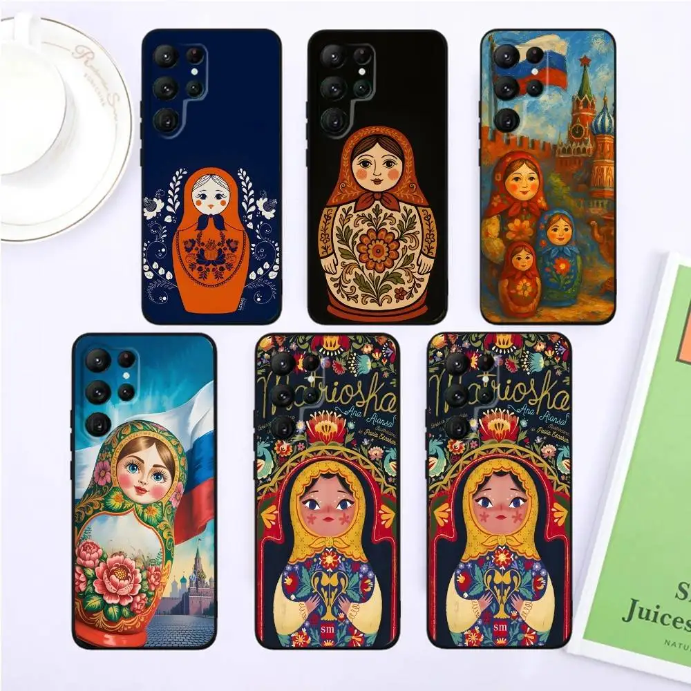 R-Russian Art M-Matryoshka Phone Case For Samsung S25,S24,S23,22,21,Ultra,Pro,S10,S30Plus,20lite Black Cover
R-Russian Art M-Matryoshka Phone Case For Samsung S25,S24,S23,22,21,Ultra,Pro,S10,S30Plus,20lite Black Cover