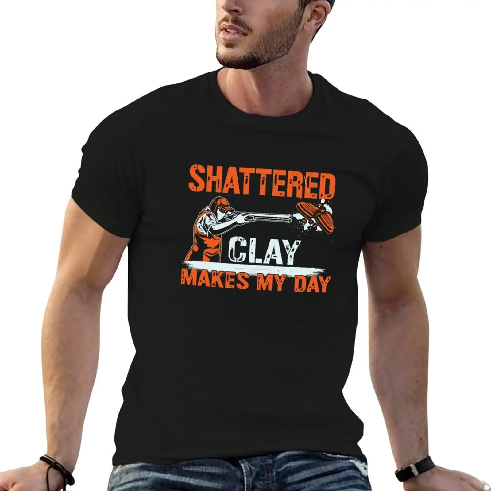Shattered Clay Makes My Day - Distressed Sporting Clays T-Shirt funny t shirts cotton funny t shirts dark humor T-Shirt
Shattered Clay Makes My Day - Distressed Sporting Clays T-Shirt funny t shirts cotton funny t shirts dark humor T-Shirt