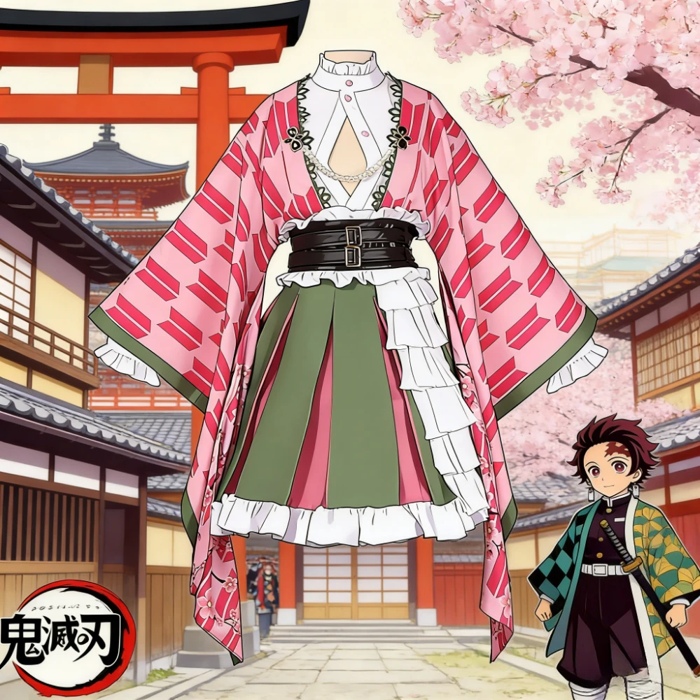 Demon Slayer 5th Anniversary Kanroji Mitsuri Maid Cosplay Costume, Anime Outfit for Birthday & Holiday Gifts
Demon Slayer 5th Anniversary Kanroji Mitsuri Maid Cosplay Costume, Anime Outfit for Birthday & Holiday Gifts