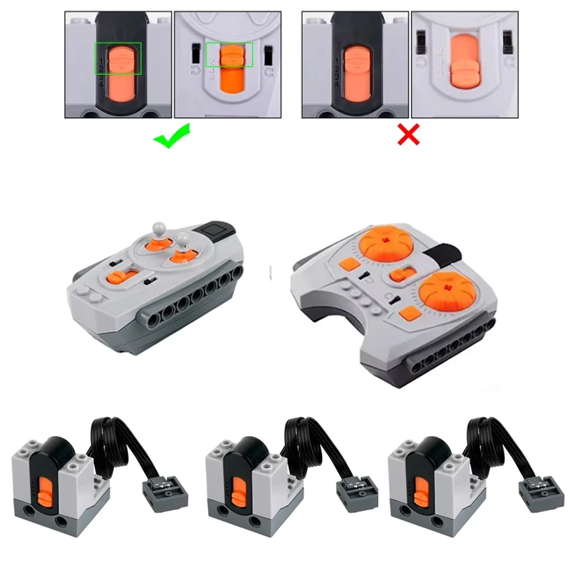RC Control Speed Technology Building Block Parts Infrared Receiver + Infrared Remote Control Assembled Toy PF Bricks Accessories
RC Control Speed Technology Building Block Parts Infrared Receiver + Infrared Remote Control Assembled Toy PF Bricks Accessories