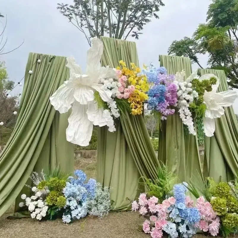 10meter Green Series Elastic Milk Silk Fabric Cloth for Corridor Party Arch Decorative Backdrop Wedding Decor Fabrics Wholesale
10meter Green Series Elastic Milk Silk Fabric Cloth for Corridor Party Arch Decorative Backdrop Wedding Decor Fabrics Wholesale