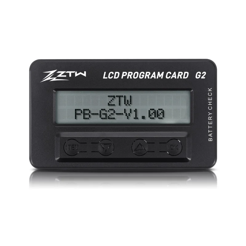 2PCS ZTW LCD Programming Card G2 Beast Pro Race Race Car Adjustment Parameters
2PCS ZTW LCD Programming Card G2 Beast Pro Race Race Car Adjustment Parameters