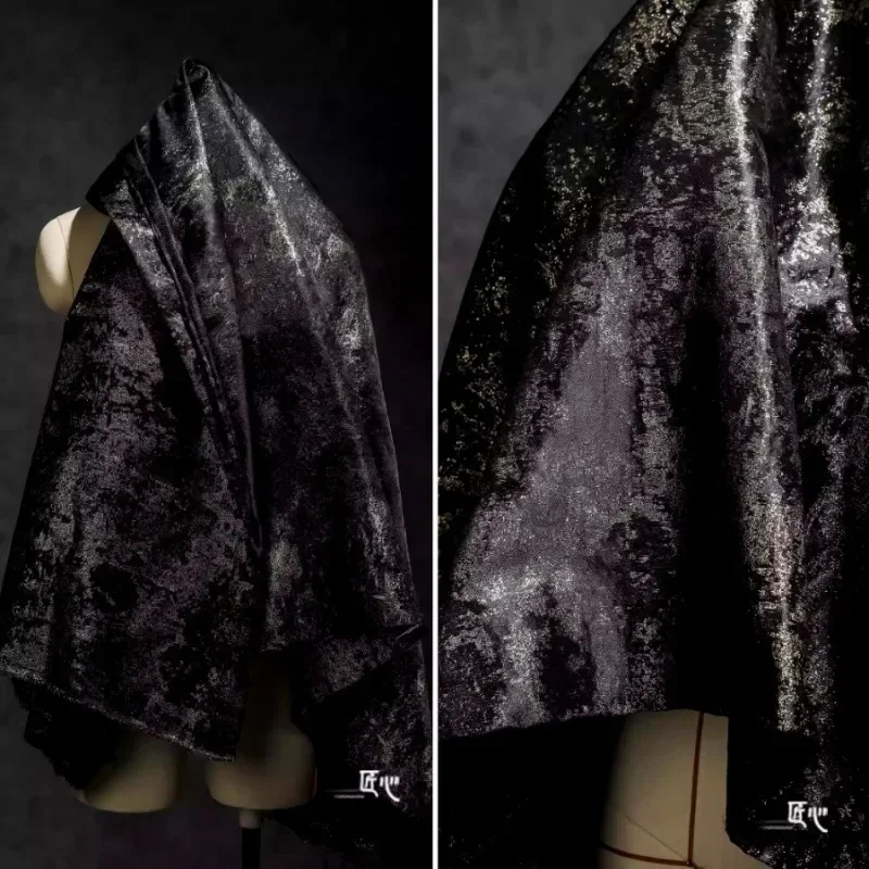 Black Gilt Double-sided Gradient Jacquard Fabric/vintage Reflective Texture Chinese Style Cheongsam Designer Fabrics
Black Gilt Double-sided Gradient Jacquard Fabric/vintage Reflective Texture Chinese Style Cheongsam Designer Fabrics