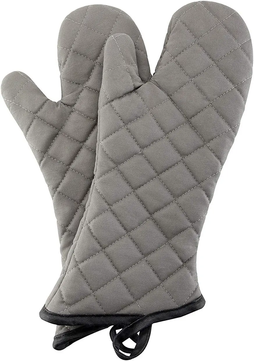 16 Inch Quilted Terry Cloth Oven Mitts, Extra Long Heat Resistant Kitchen Gloves, 1 Pair
16 Inch Quilted Terry Cloth Oven Mitts, Extra Long Heat Resistant Kitchen Gloves, 1 Pair