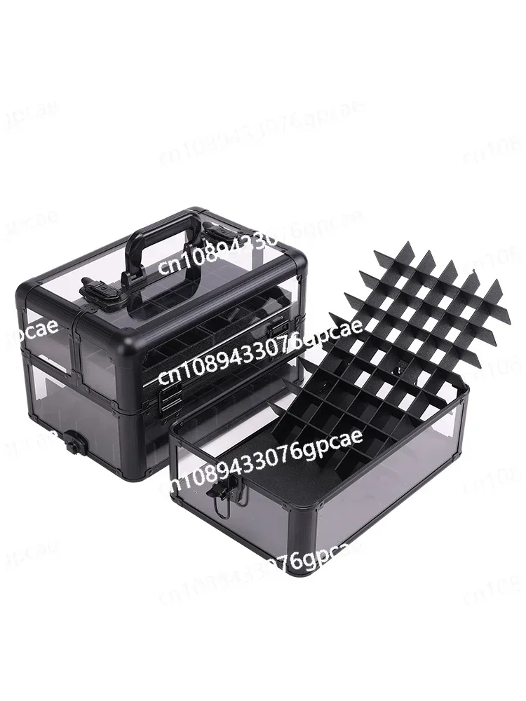 Professional Multi-layer Embroidery Nail Art Storage Transparent Acrylic Color Nail Oil Cosmetic Case Waterproof with Lock
Professional Multi-layer Embroidery Nail Art Storage Transparent Acrylic Color Nail Oil Cosmetic Case Waterproof with Lock