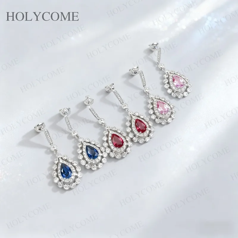 Customized Earrings Pear 6x9mm Ruby Sapphire Padparadscha Earrings Sparkling Unique for Wedding Engagement Christmas Jewelry
Customized Earrings Pear 6x9mm Ruby Sapphire Padparadscha Earrings Sparkling Unique for Wedding Engagement Christmas Jewelry