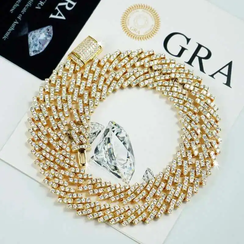 8mm Wide Cuban Link Jewelry Diamond Luxury Necklace for Women and Man Moissanite Cuban Chain Cuban Link
8mm Wide Cuban Link Jewelry Diamond Luxury Necklace for Women and Man Moissanite Cuban Chain Cuban Link