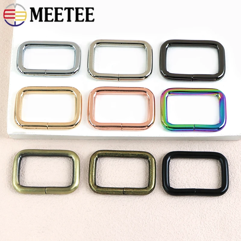 20Pcs Meetee O Ring 13-50mm Metal Rectangle Buckle Pet Collar Bag Strap Connetor Leather Crafts Adjust Loop Hardware Accessories
20Pcs Meetee O Ring 13-50mm Metal Rectangle Buckle Pet Collar Bag Strap Connetor Leather Crafts Adjust Loop Hardware Accessories